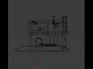cozy house zubastika 3D Model