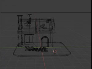 cozy house zubastika 3D Model
