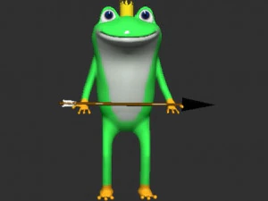 princess frog 3D Model