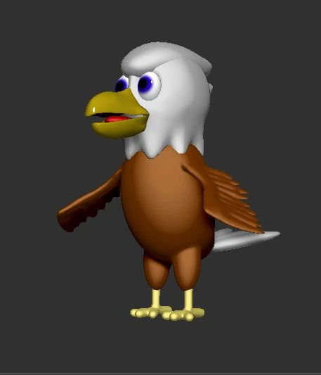 parrot 3D Model .c4d .max .obj .3ds .fbx .stl .blend 