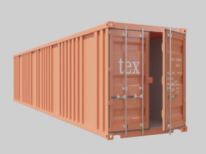 sea container Modelo 3D