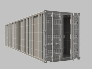 sea container Modelo 3D