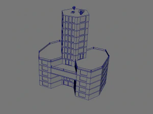 Low Poly City Pack 3D Model