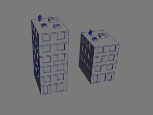 Low Poly City Pack 3D Model