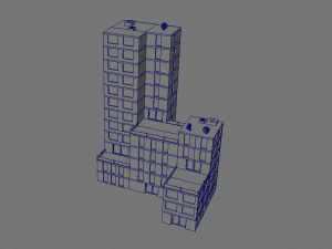 Low Poly City Pack 3D Model