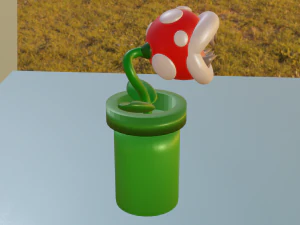 piranha plant of mario bros 3D Model