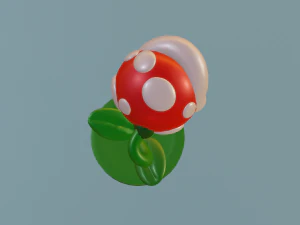 piranha plant of mario bros 3D Model