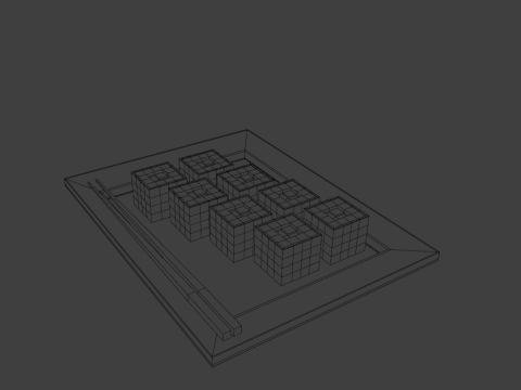 Low-Poly Sushi - Stylized and Game-Ready Low-poly 3D मॉडल