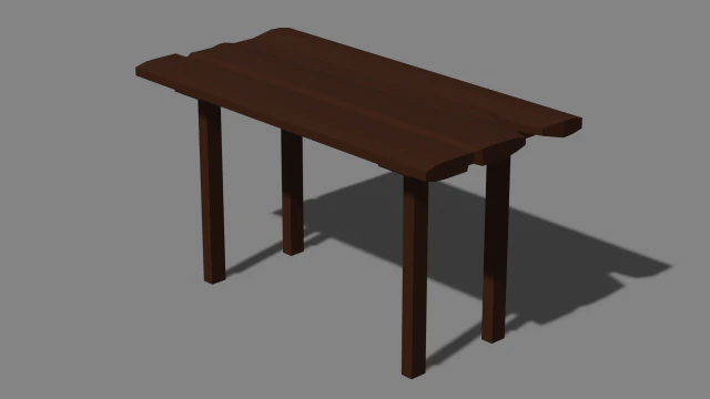 Mesa Modelo 3D .c4d .max .obj .3ds .fbx .stl .blend
