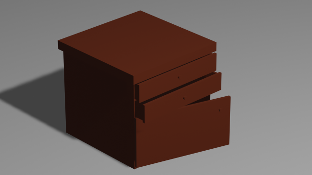 Bedside table Modelo 3D .c4d .max .obj .3ds .fbx .stl .blend 