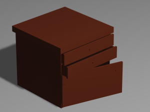 Bedside table 3D Model