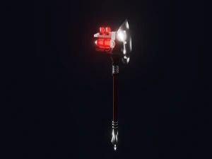 glowing axe 3D Model