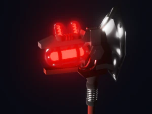 glowing axe 3D Model