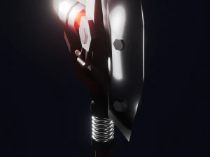 glowing axe 3D Model