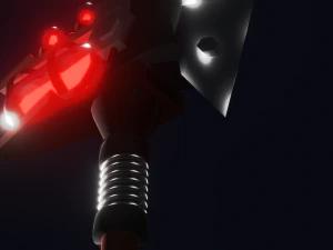 glowing axe 3D Model