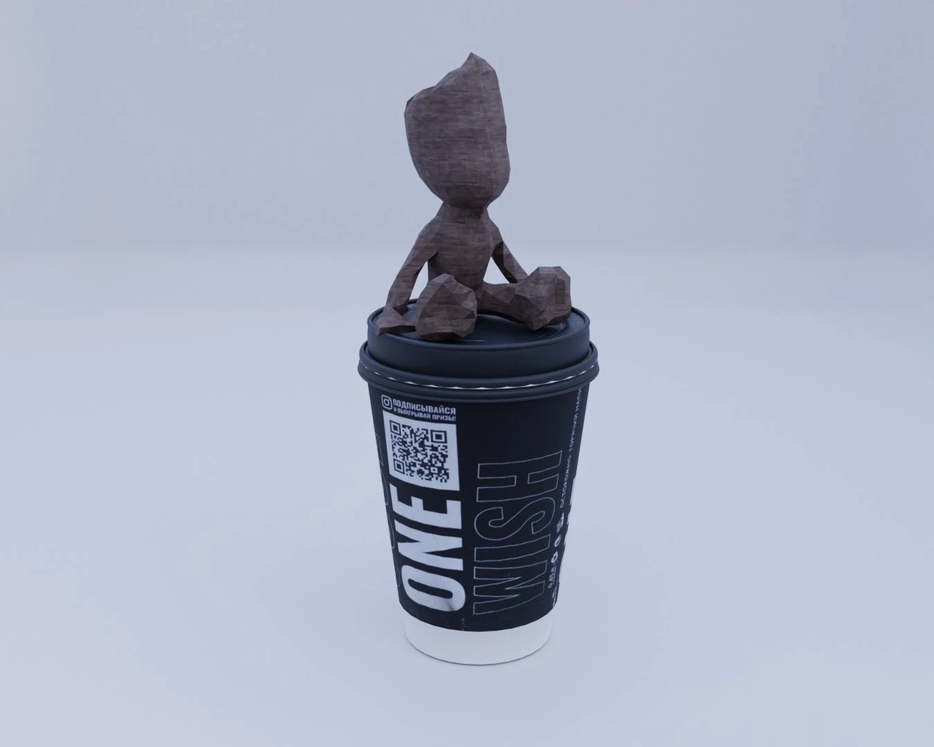 groot low poly 3D Model .c4d .max .obj .3ds .fbx .stl .blend
