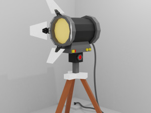 spotlight low poly 3Dモデル