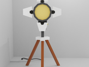 spotlight low poly 3Dモデル