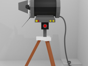 spotlight low poly 3Dモデル