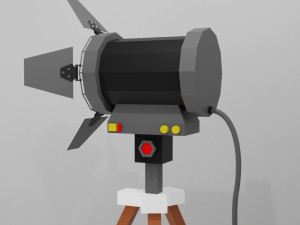 spotlight low poly 3Dモデル