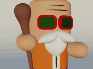 Dragon ball master kame 3D Model