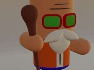 Dragon ball master kame 3D Model