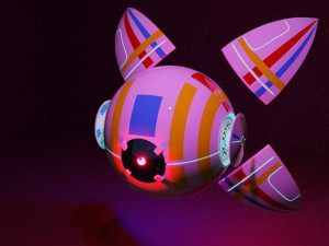 robot arm scifi spaceship inspiration eye 89 Modello 3D