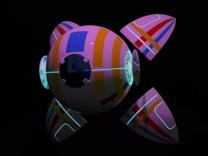 robot arm scifi spaceship inspiration eye 89 3D Model