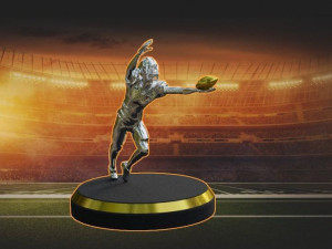 american football trophy 3D Model