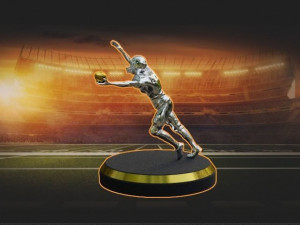 american football trophy 3D Model