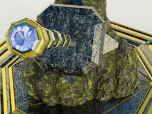 war hammer medieval arm fantasy 3D Model