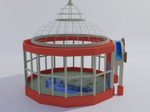aviary bird house 3D Model