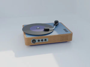 record player 3D Model