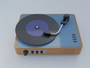record player 3D Model