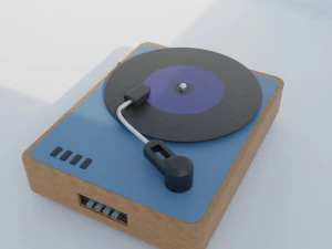 record player 3D Model