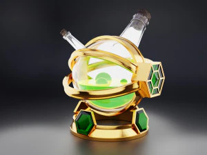 병 물약 3D 모델