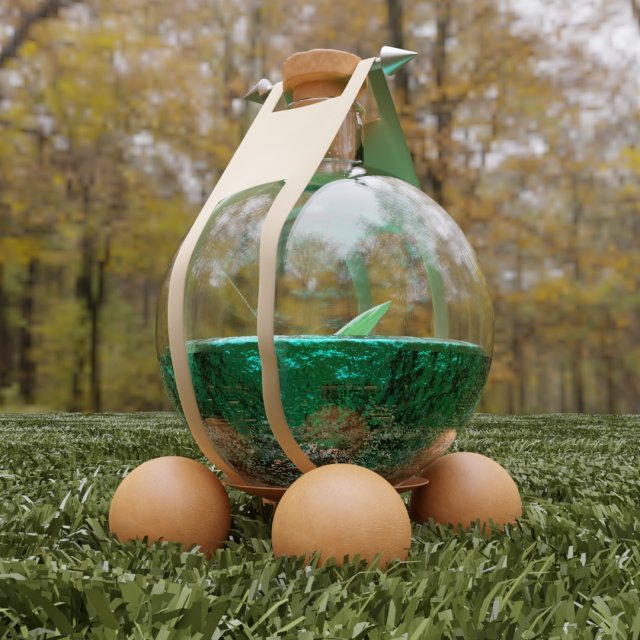 potion cure life 3D Model .c4d .max .obj .3ds .fbx .stl .blend 