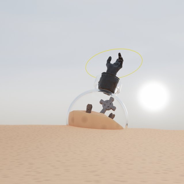 desert hand potion 3D Модель .c4d .max .obj .3ds .fbx .stl .blend 