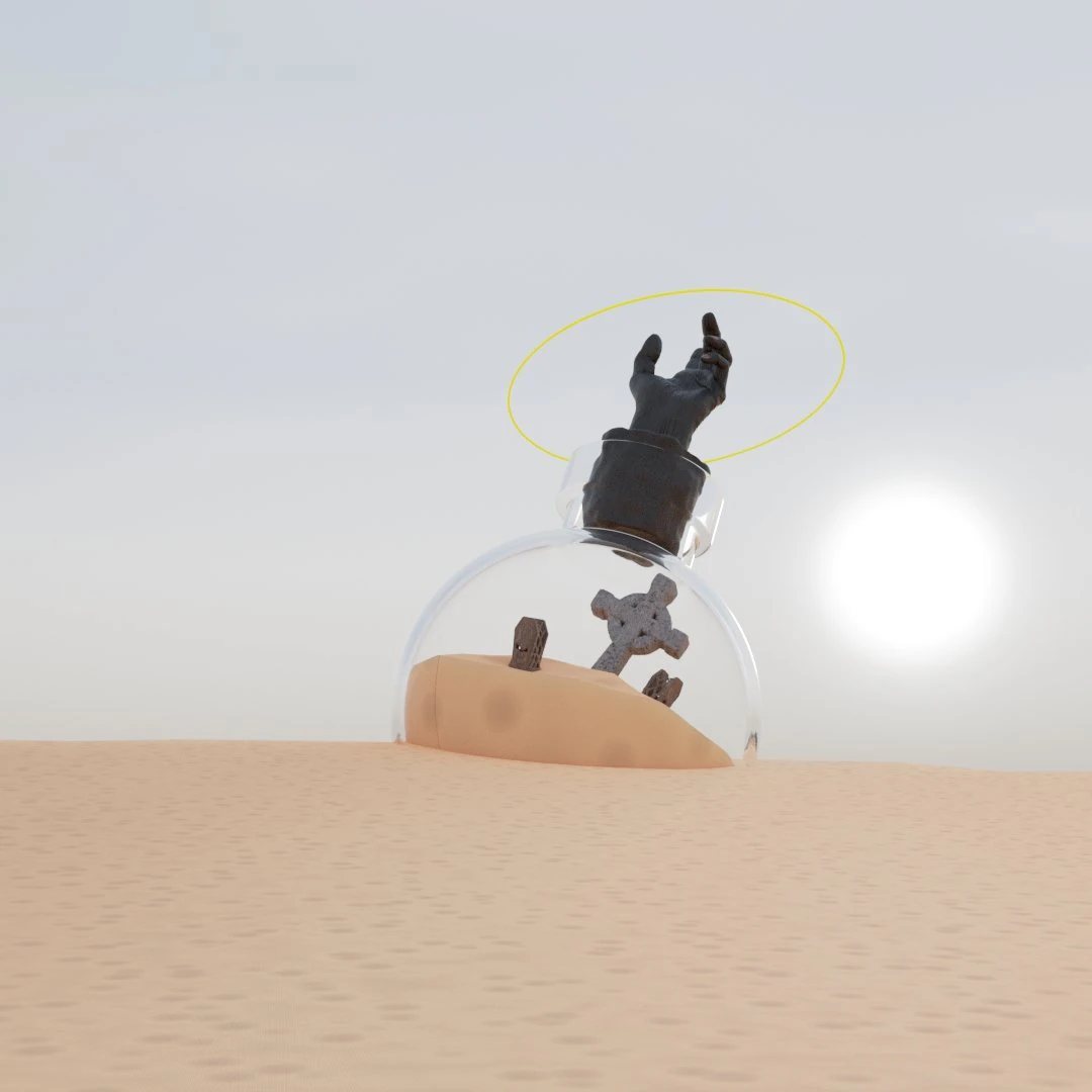 pozione per le mani del deserto Modello 3D .c4d .max .obj .3ds .fbx .stl .blend 