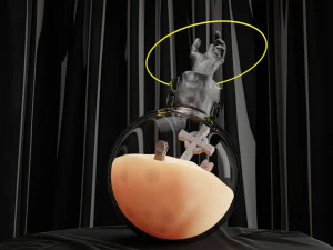 pozione per le mani del deserto Modello 3D