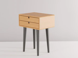 table bedside wood 3D Model