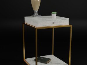 Style side table 3D Model
