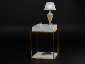 Style side table 3D Model