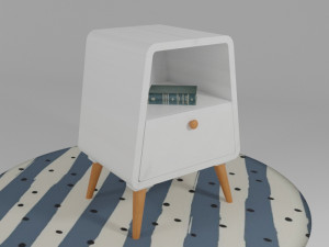 side cabinet style 3D Model