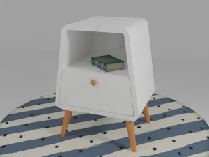 side cabinet style 3D Model