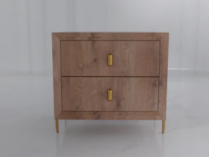 Bedside interio office 3D Model