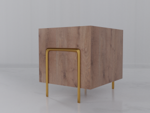 Bedside interio office 3D Model
