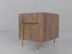 Bedside interio office 3D Model