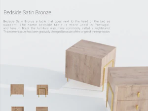 Kantor interior samping tempat tidur Model 3D