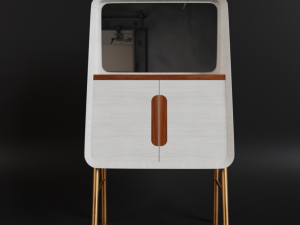 Mirror Sideboard 3D Model